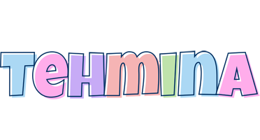 Tehmina pastel logo