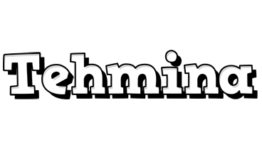 Tehmina snowing logo