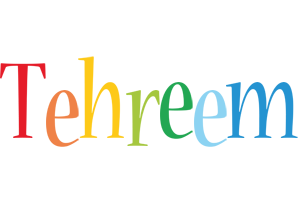 Tehreem birthday logo
