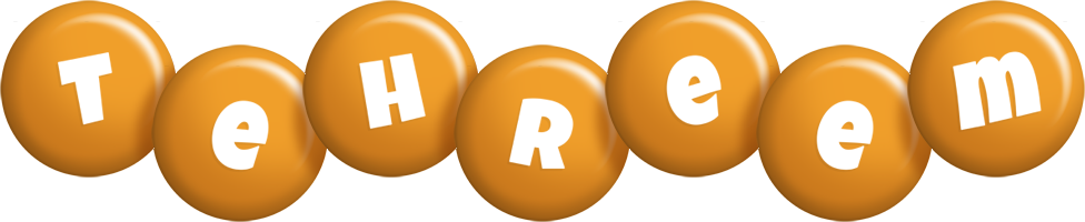 Tehreem candy-orange logo