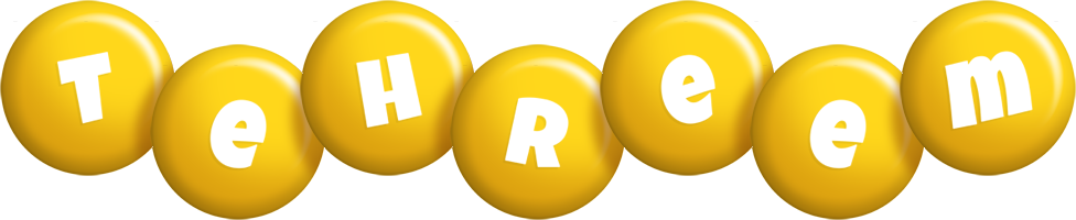 Tehreem candy-yellow logo