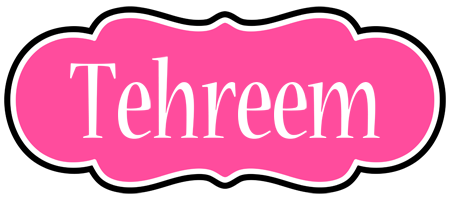Tehreem invitation logo