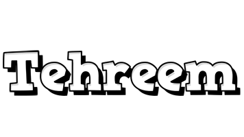 Tehreem snowing logo