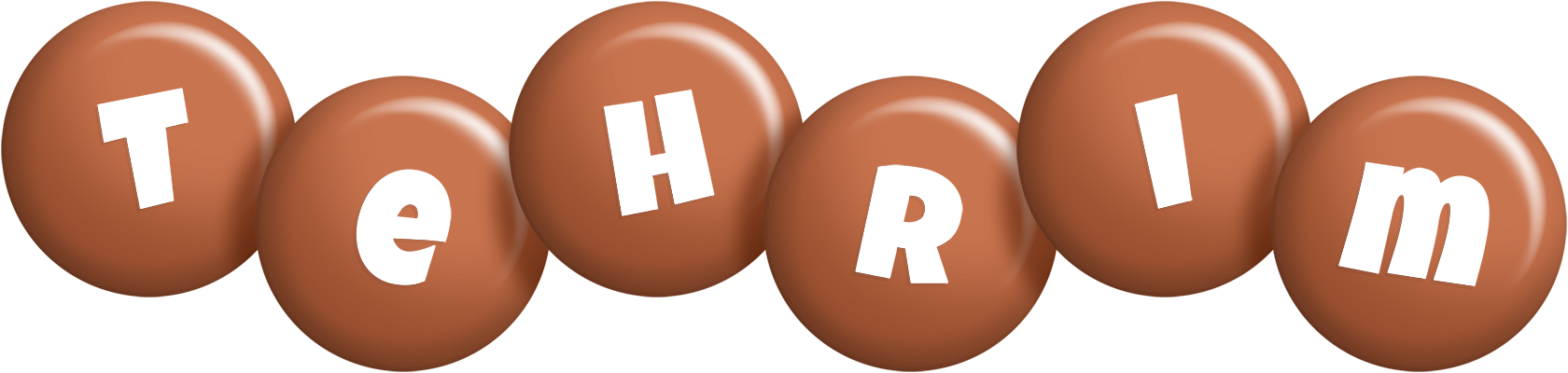 Tehrim candy-brown logo