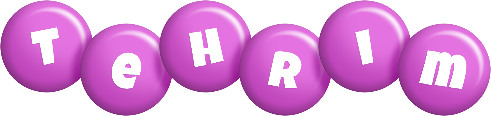 Tehrim candy-purple logo