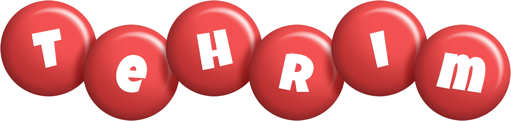 Tehrim candy-red logo