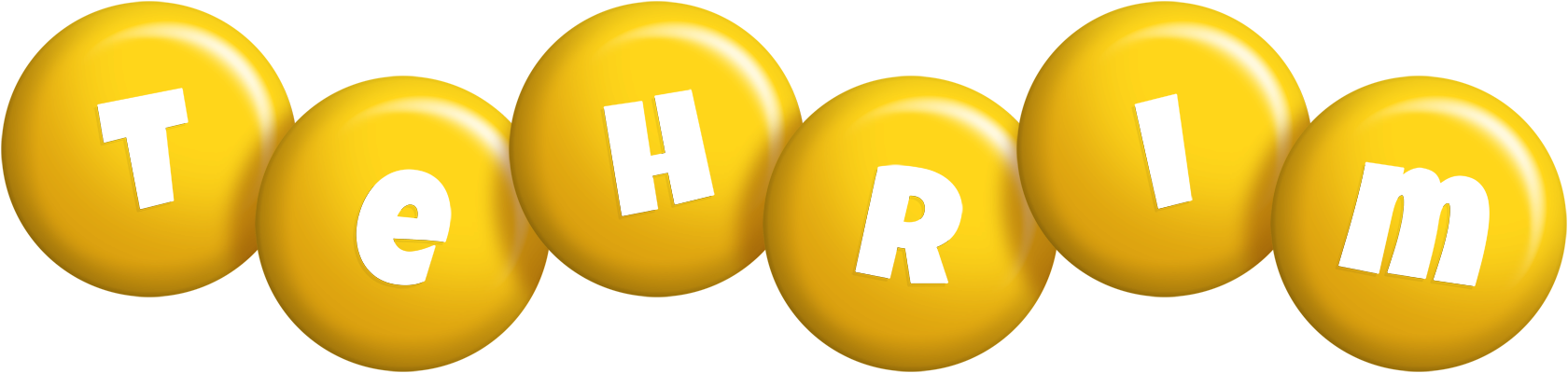Tehrim candy-yellow logo
