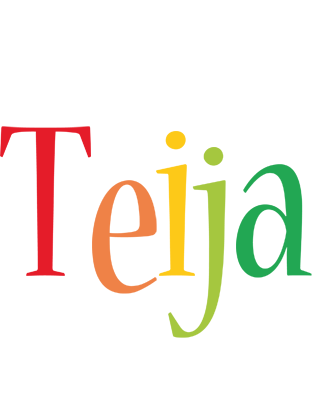 Teija birthday logo