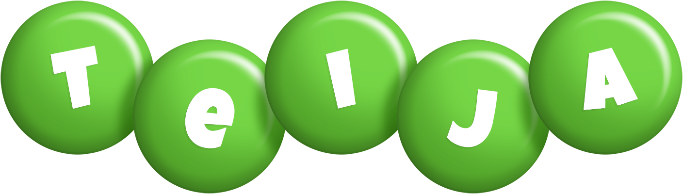 Teija candy-green logo