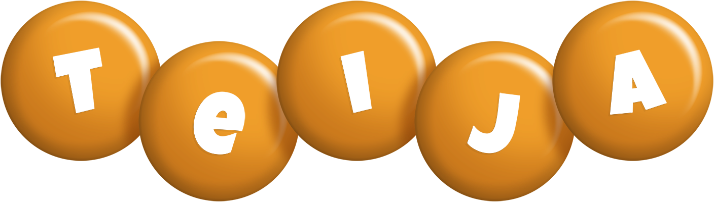 Teija candy-orange logo