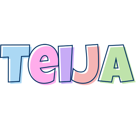 Teija pastel logo