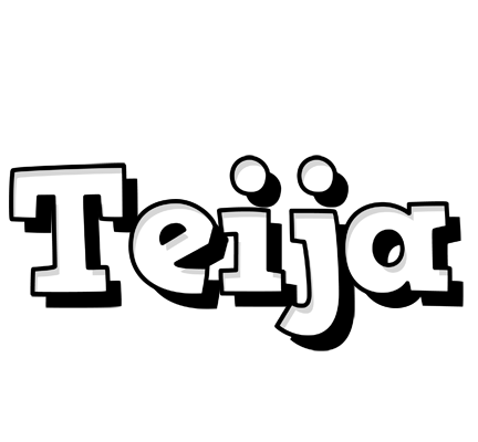 Teija snowing logo