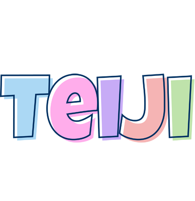 Teiji pastel logo