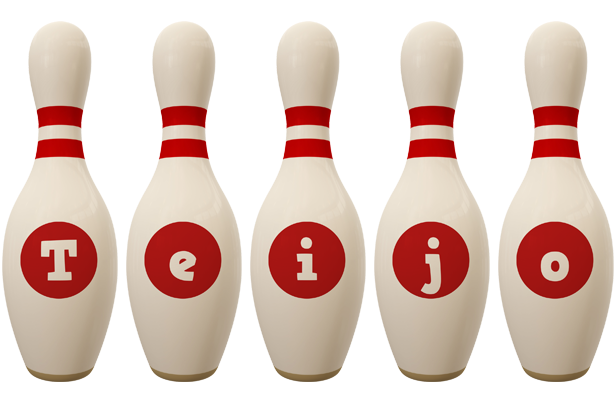 Teijo bowling-pin logo