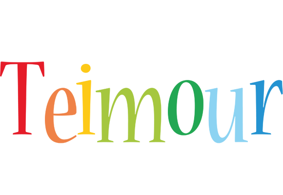 Teimour birthday logo