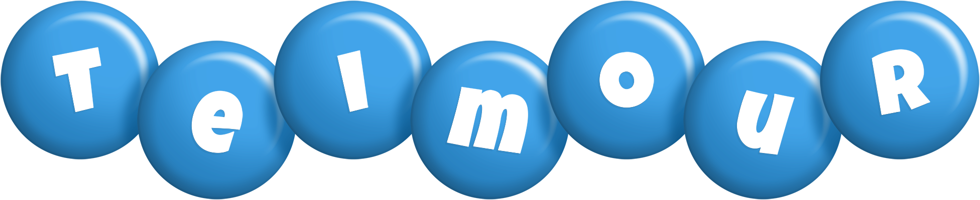 Teimour candy-blue logo