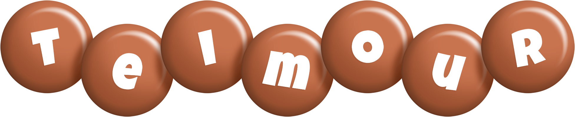 Teimour candy-brown logo