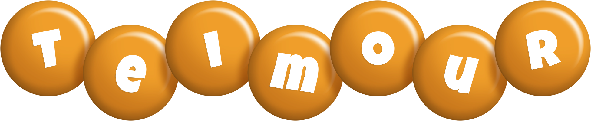 Teimour candy-orange logo
