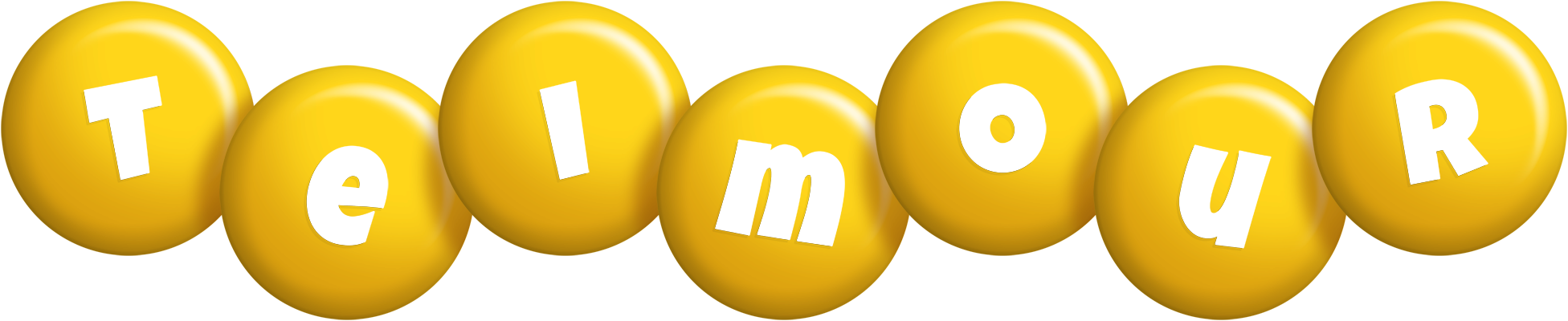 Teimour candy-yellow logo