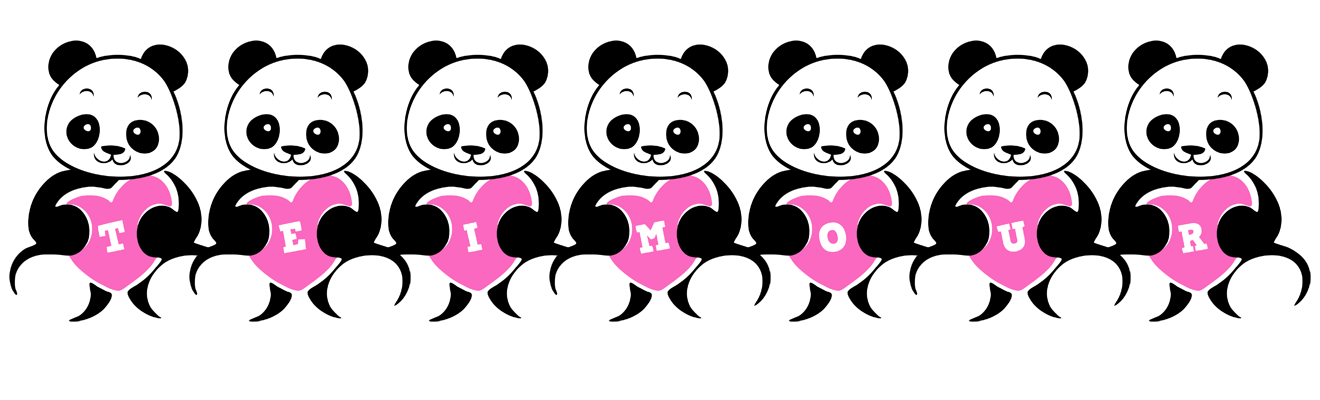 Teimour love-panda logo