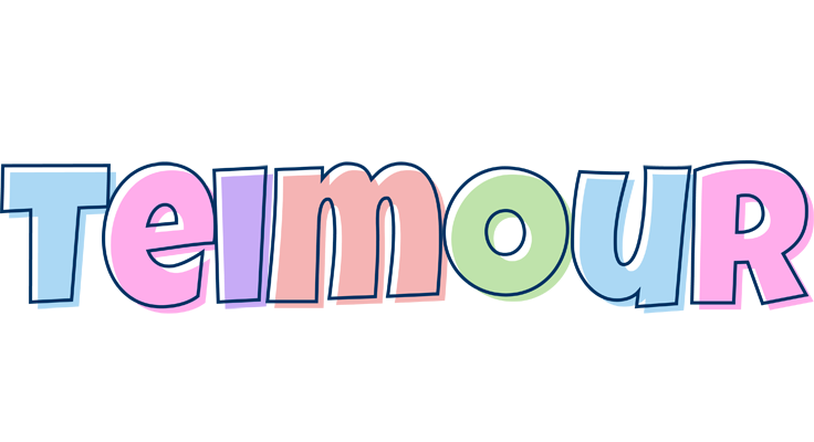 Teimour pastel logo