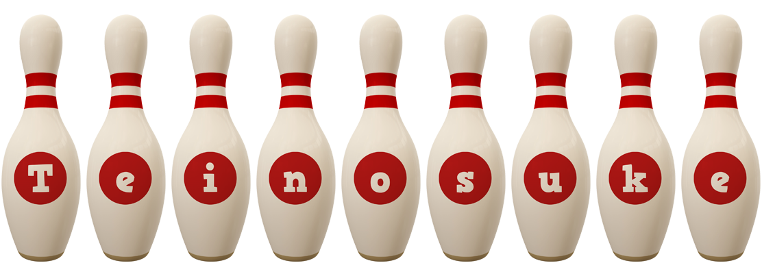 Teinosuke bowling-pin logo