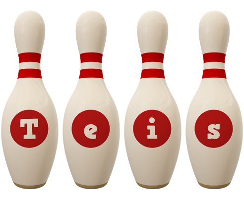 Teis bowling-pin logo