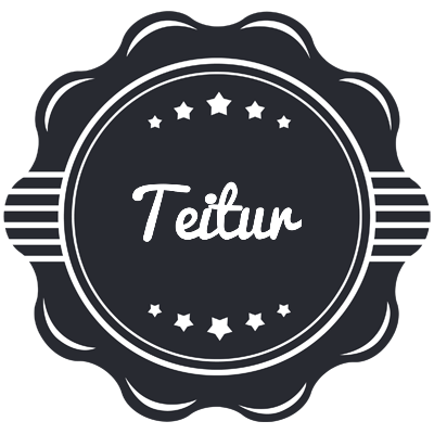 Teitur badge logo