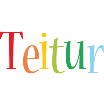 Teitur birthday logo