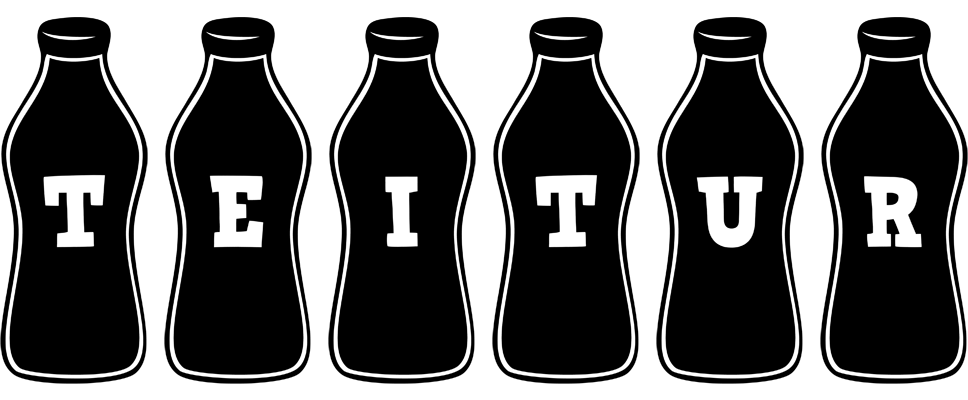 Teitur bottle logo