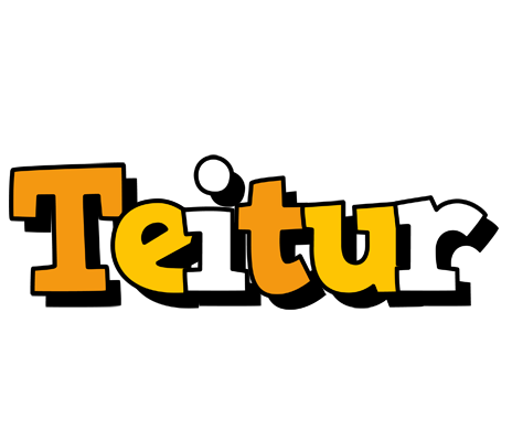 Teitur cartoon logo