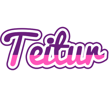 Teitur cheerful logo
