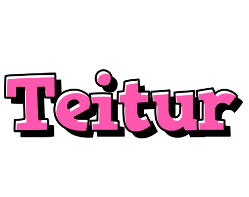 Teitur girlish logo