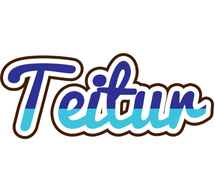 Teitur raining logo