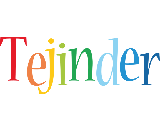 Tejinder birthday logo