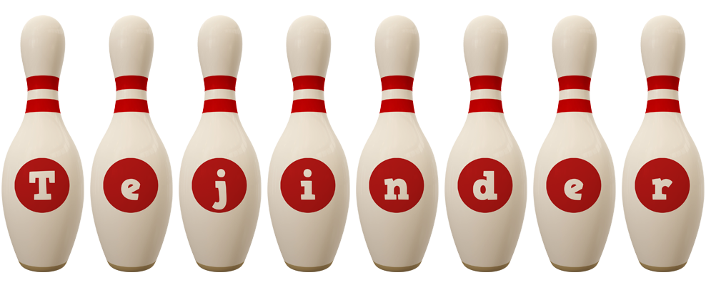 Tejinder bowling-pin logo