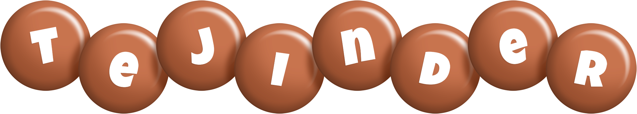 Tejinder candy-brown logo