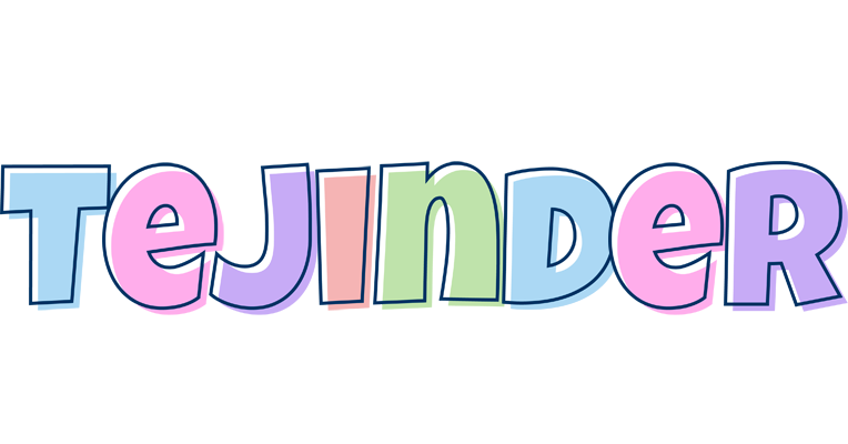 Tejinder pastel logo