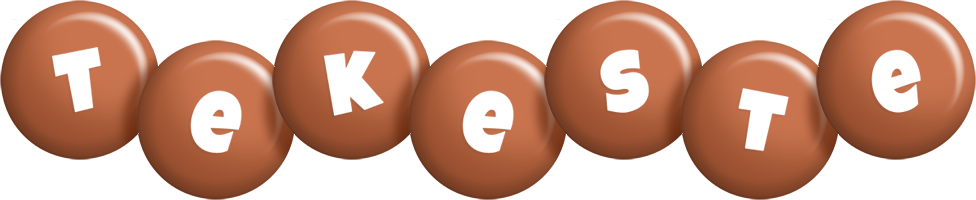 Tekeste candy-brown logo