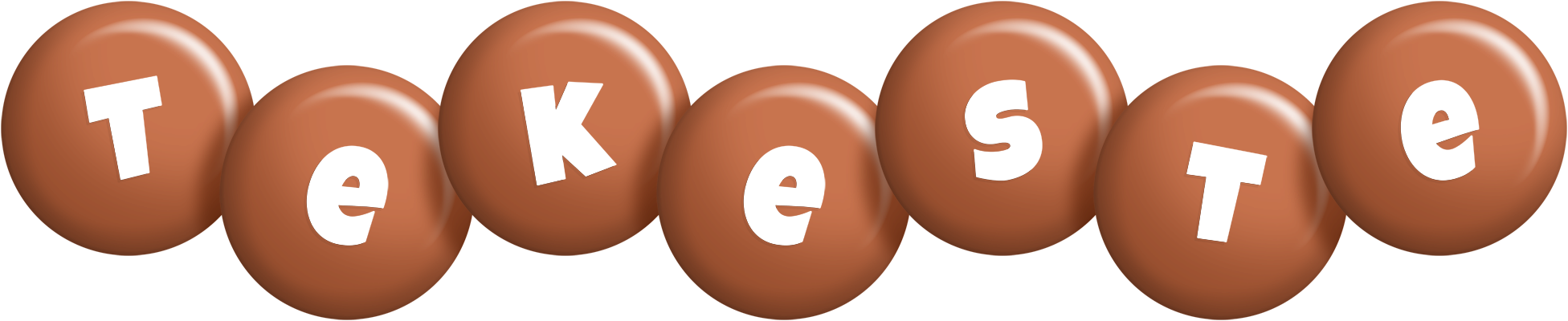 Tekeste candy-brown logo