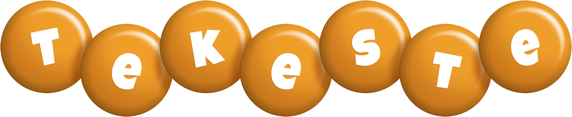 Tekeste candy-orange logo