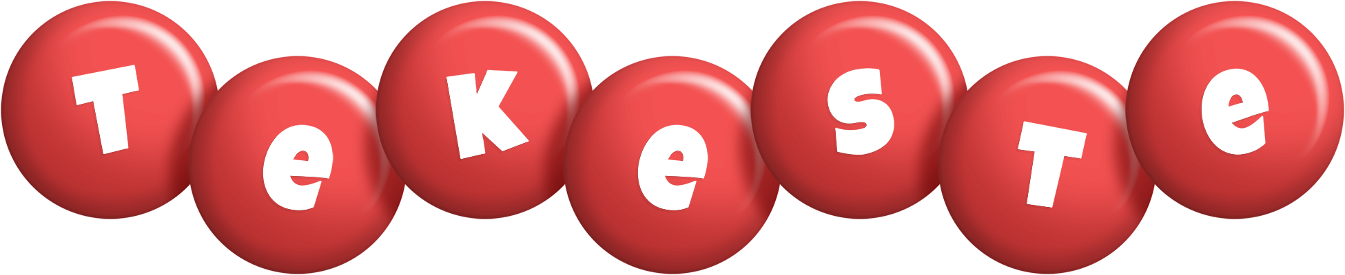 Tekeste candy-red logo