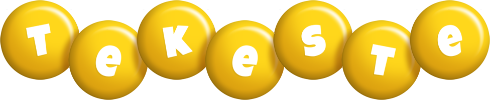 Tekeste candy-yellow logo