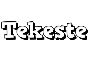 Tekeste snowing logo