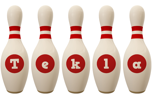 Tekla bowling-pin logo
