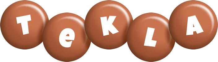 Tekla candy-brown logo