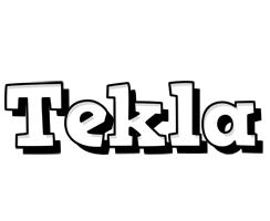 Tekla snowing logo