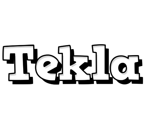 Tekla snowing logo