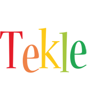 Tekle birthday logo