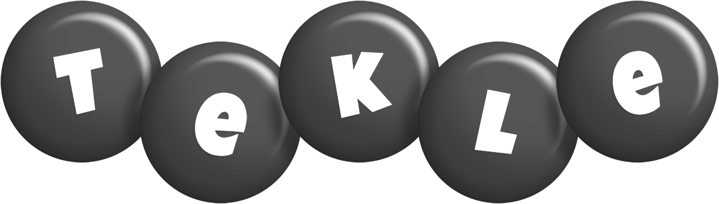 Tekle candy-black logo
